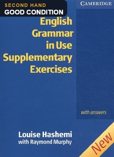 Intermediate English Grammar Supplementary Exercises by Hashemi and Murphy — second hand, good condition
