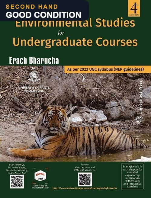 Textbook of Environmental Studies by Erach Bharucha — second hand, good condition