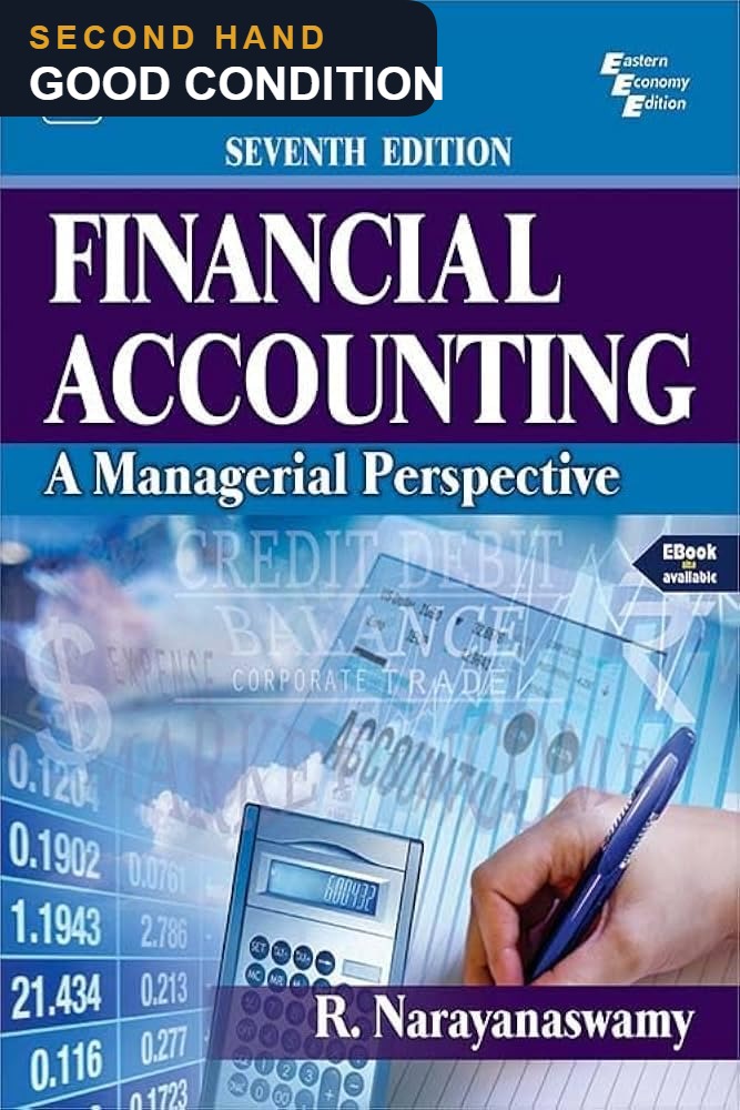 Financial Accounting A Managerial Perspective by R. Narayanaswamy — second hand, good condition