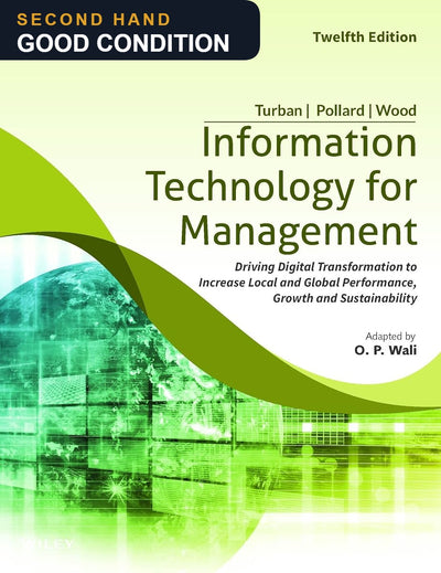 Information Technology for Management 12th Edition — second hand, good condition