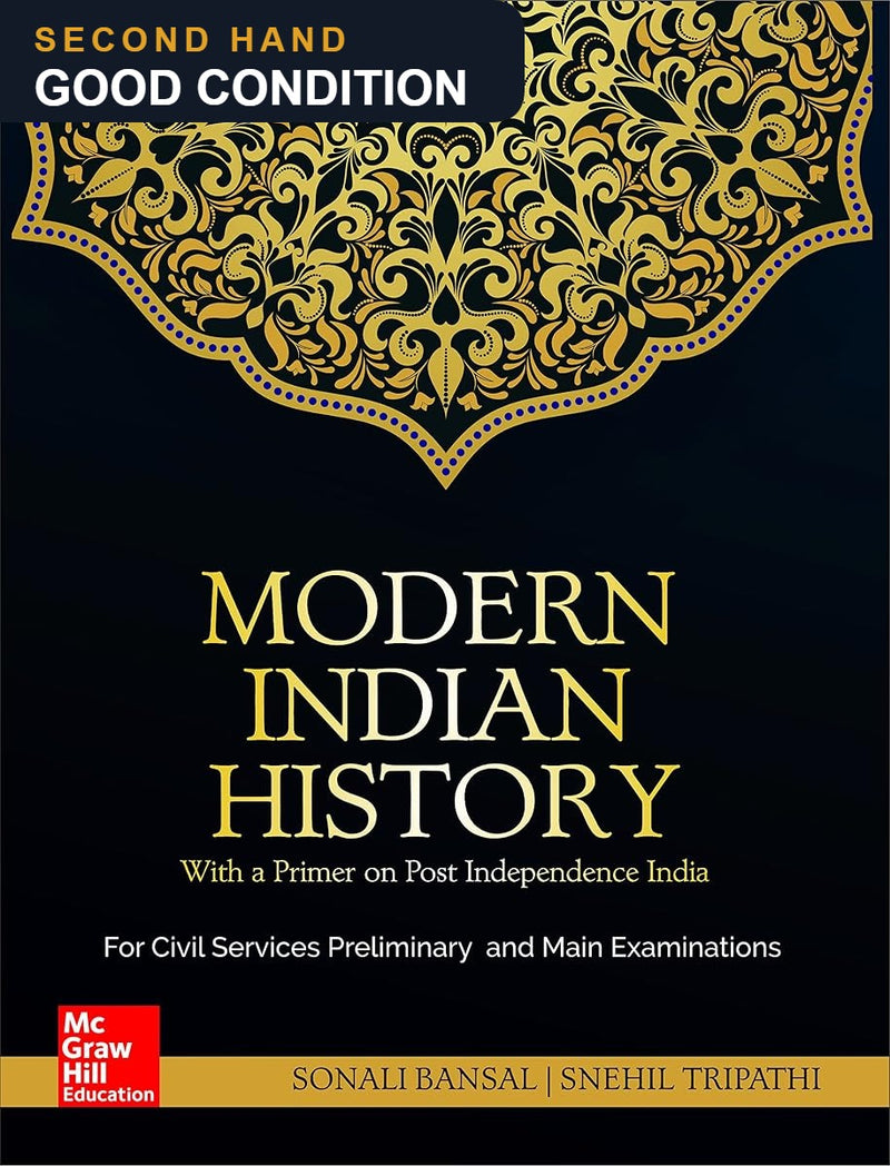 Modern India by S. Baliyan for IAS — second hand, good condition