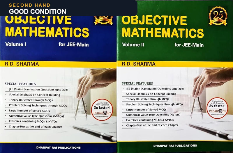 Objective Mathematics by R. D. Sharma — second hand, good condition
