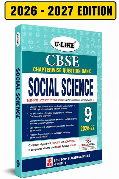 U-Like Social Science Class 9 Question Bank 2026-27