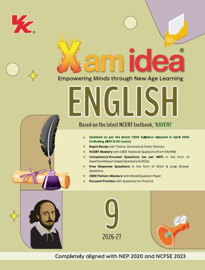 Xam Idea English Kaveri Class 9 2026-27