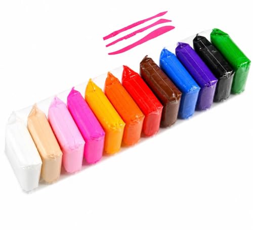 Zesto air dry clay colours